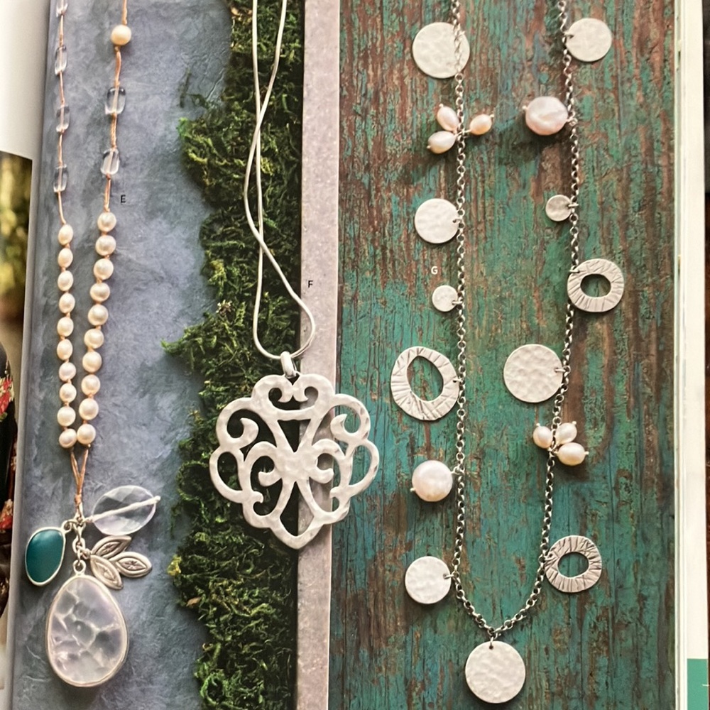 Silpada Sterling Silver and Pearl Necklace